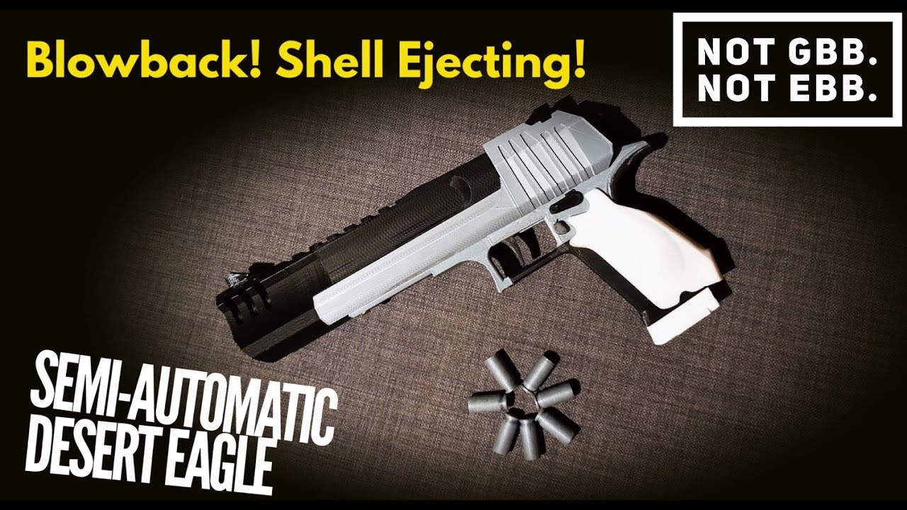 Blowback! Shell Ejecting! Semiautomatic Desert Eagle pistol (Not GBB