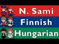 Uralic northern sami finnish  hungarian