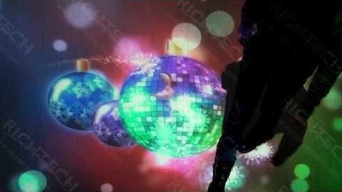 Richtech Interactive Floor - Christmas Effect Demo