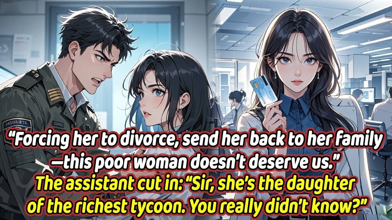 “Forcing her to divorce, send her back to her family
—this poor woman doesn’t deserve us.”