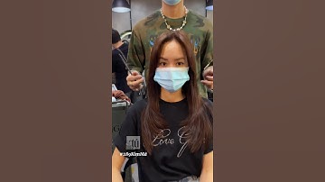 Cắt Tỉa Layer tầng thấp uốn cụp nhẹ | Tú Hair Salon 289 Kim Mã. HN - 093.445.9292