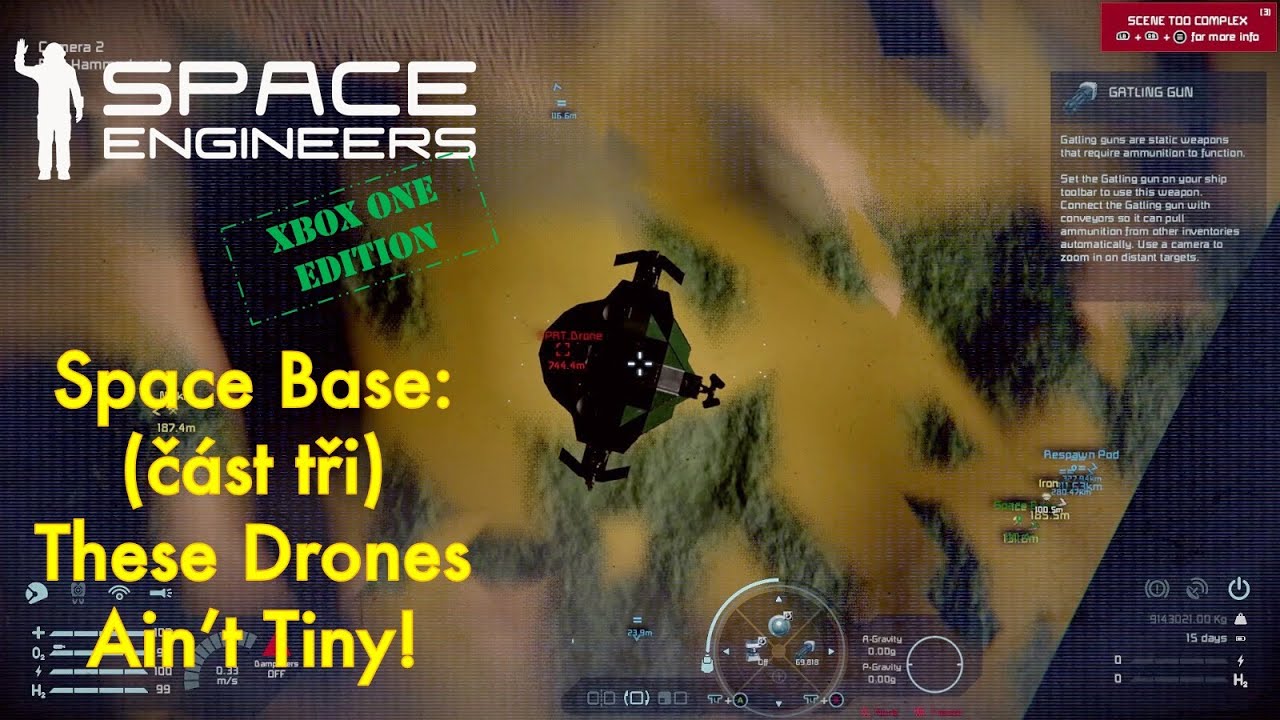 Space Engineers on Xbox One - Never Surrender - Space Base část tři ...