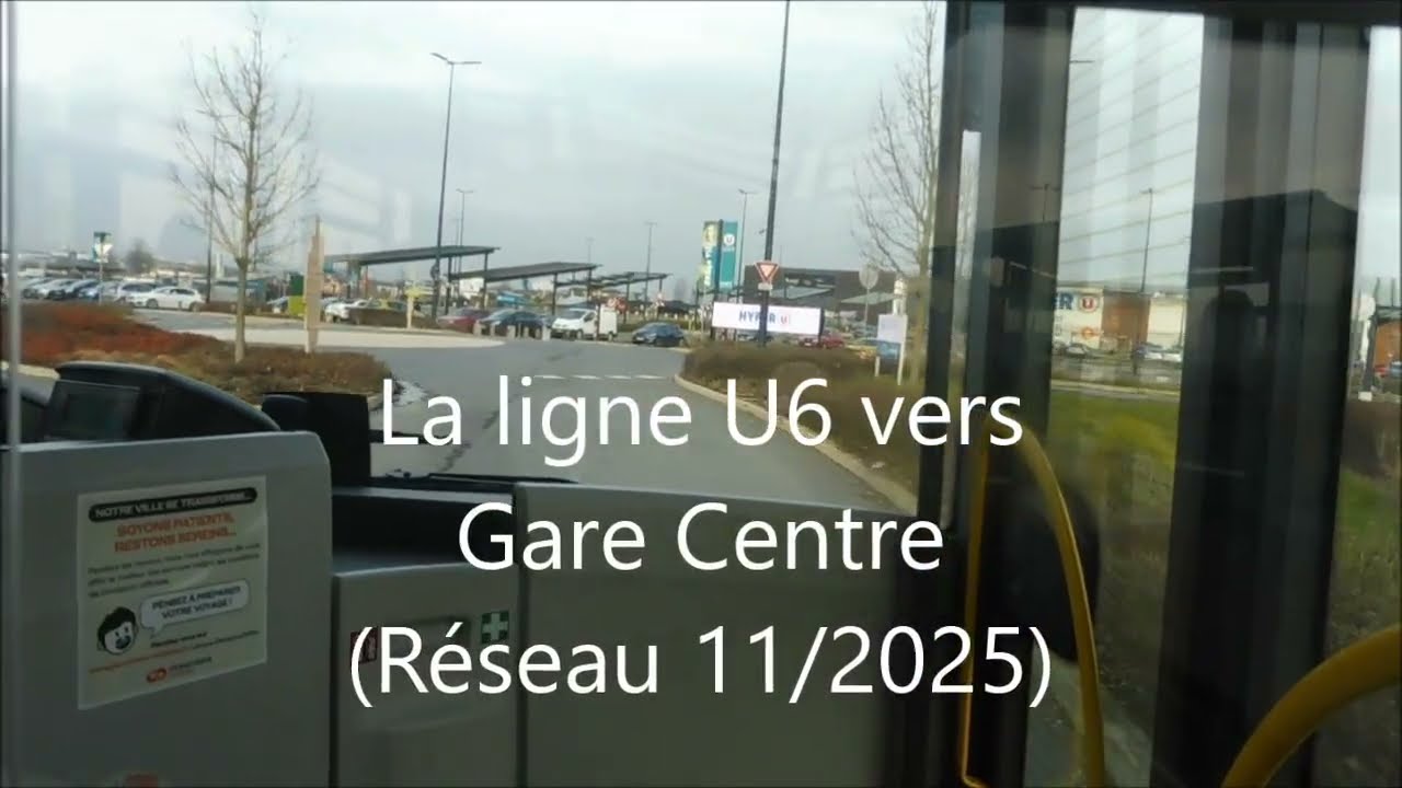 GRM La ligne U6 (Croix Blandin vers Gare Centre)