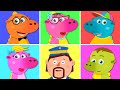 Dinosaur Finger Family Song | Dinosaur Song | Nursery Rhymes | Captain Discovery