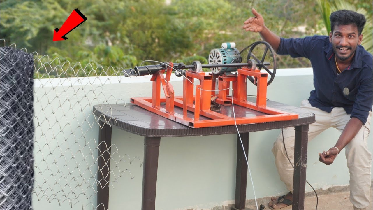 Making chain link Fence Machine 💯இனி வீட்டிலேயே கம்பி வேலி தயாரிக்கலாம்..! Sathish 
