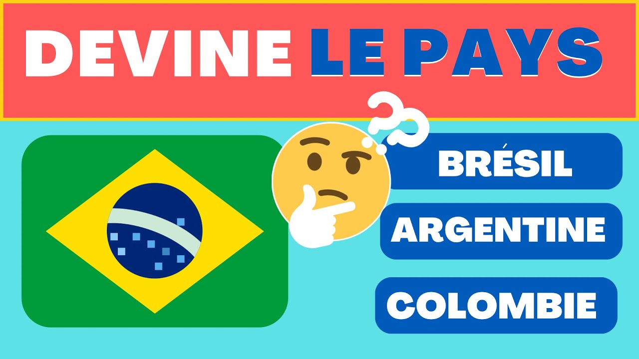 LES DRAPEAUX DU MONDE 🌍 10 Questions 🏳️ QUIZ Géographie en français 🎲  Petits et grands 