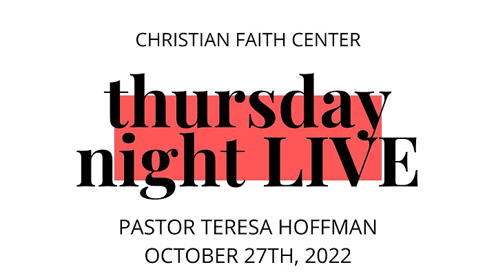 Thursday Night LIVE with Pastor Teresa Hoffman, Oc...