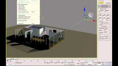 3DStudio MAX - Mental Ray / Sun And Sky In Viewports (3DS Max Video Tutorials)