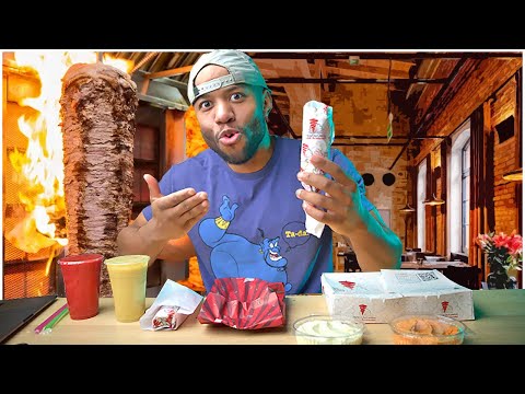 تجربة كل انواع الشاورما و السندويشات في مطعم انوار اللؤلؤة