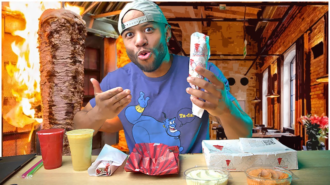 تجربة كل انواع الشاورما و السندويشات في مطعم انوار اللؤلؤة