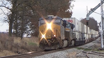 CSX ES44AH 3079 w/ Sick K5HL Leads 13500ft Z-Train I026-19 on 11/20/21
