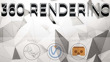 Virtual Reality Rendering Tutorial | Rhino | VRay