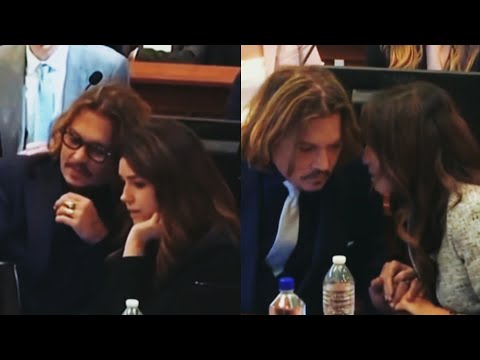 Johnny Depp & Camille Vasquez *CUTEST* moments in the court! 😍❤️ (TikTok compilation)