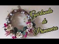 DIY- Guirlanda de Primavera feita com galhos