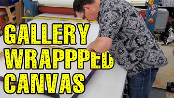 Producing a Gallery Wrapped Canvas