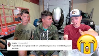 Addressing the HATE (Reading Mean Comments)