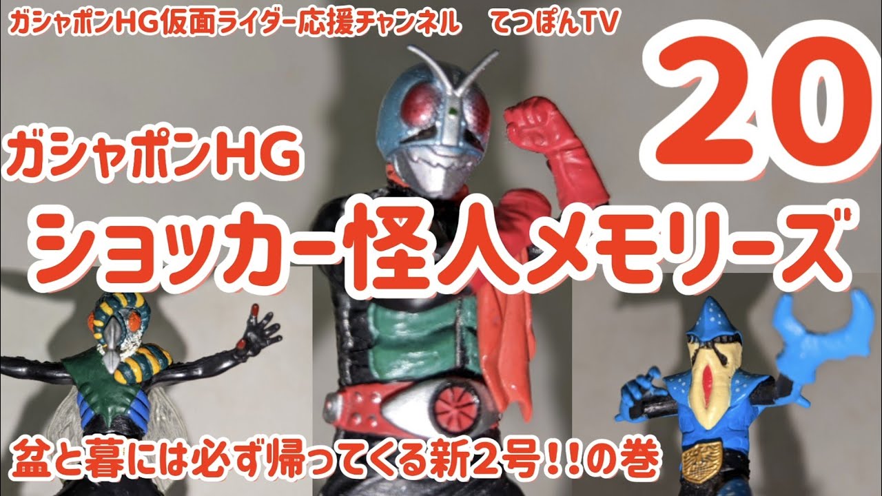 HG仮面ライダー ショッカー 怪人軍団 19体セット ガシャポン特撮部 on X: 