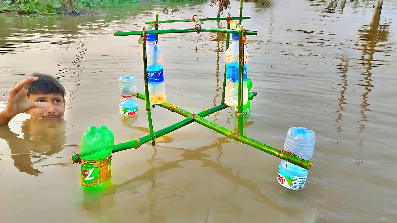 plastic bottle fish trap videos 2023! bass fishing trap #fishing