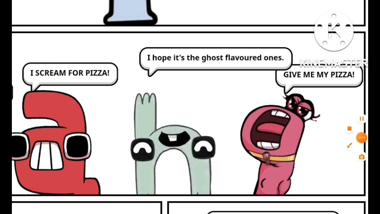 A Comic I made on Alphabet Lore Comic Studio ​⁠