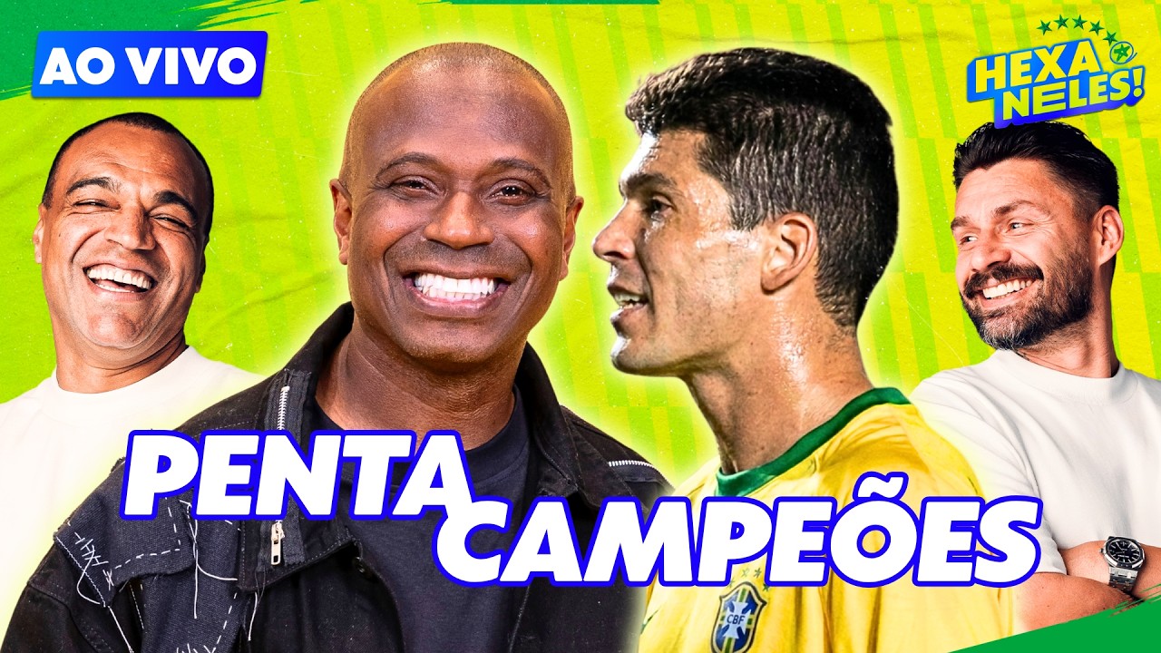 AO VIVO! DENÍLSON E SOBIS RECEBEM OS PENTACAMPEÕES EDÍLSON E POLGA! | Copa do Mundo | Hexa Neles