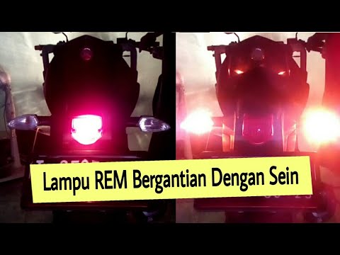 Video: Apakah lampu rem sama dengan lampu sein?