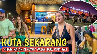 TERBARU DI PANTAI KUTA BALI SAAT MALAM HARI: Vlog kuta Bali Saat ini