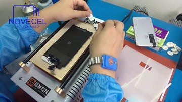1/3 LCD separation for iphone 6 plus by hot plate separator with cutting wire