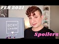 BOXYCHARM FEBRUARY 2021 BASE AND PREMIUM SPOILERS AND REVIEW FOR FEB | Brett Guy Glam