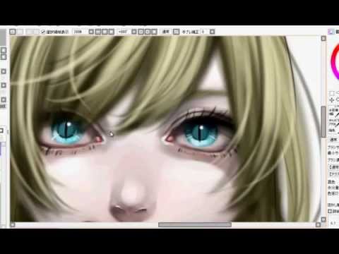 Sai 厚塗りメイキング Speedpaint Youtube