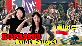 [REAKSI KOREA] KAGET NONTON KOPASSUS / KOPASSUS INDONESIA / REAKSI ORNAG KOREA TNI INDONESIA / KEREN