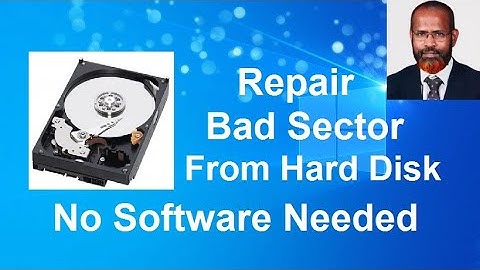 How to Check and Fix or Repair Hard Disk Bad Sector using CMD