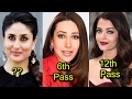 5 very less educated bollywood actress