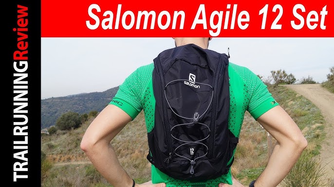 Salomon Agile 12 Hydration Pack Bright Red www.simplyhike.co.uk - YouTube