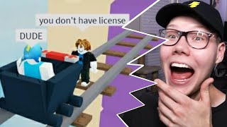 Reacting to Roblox Cart Ride Funny Moments Videos &amp; Memes