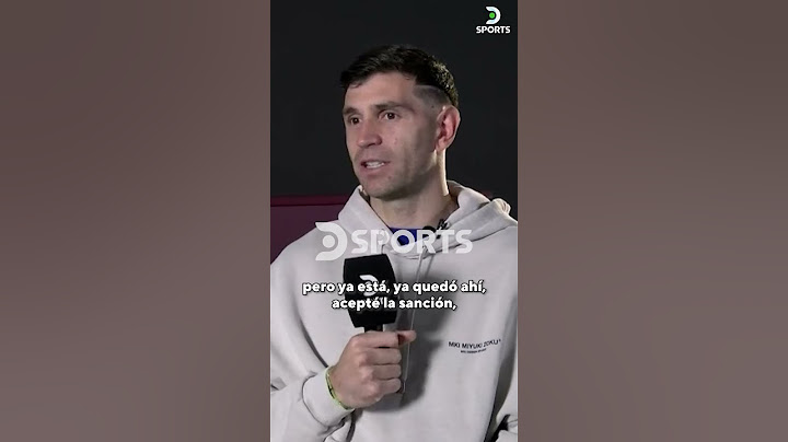 😐🇦🇷🎥 “ACEPTÉ LA SANCIÓN” #DIBU Martínez, sobre lo SUCEDIDO en #COLOMBIA | #PuedePasar