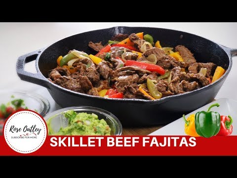 Beef Fajitas | How to make Skillet Beef Fajitas | Steak Fajitas