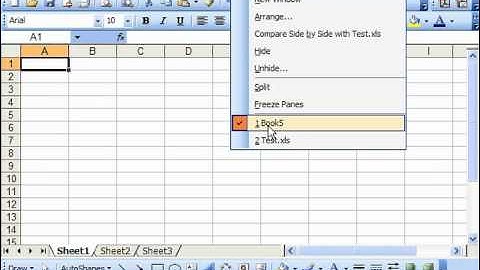 Excel 2003 Tutorial Managing Multiple Workbooks Microsoft Training Lesson 2.12
