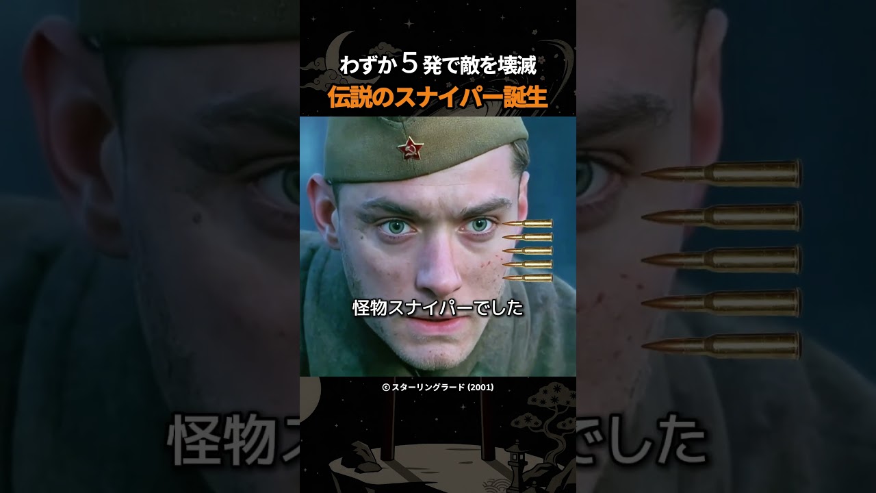 わずか5発で敵を壊滅伝説のスナイパー誕生