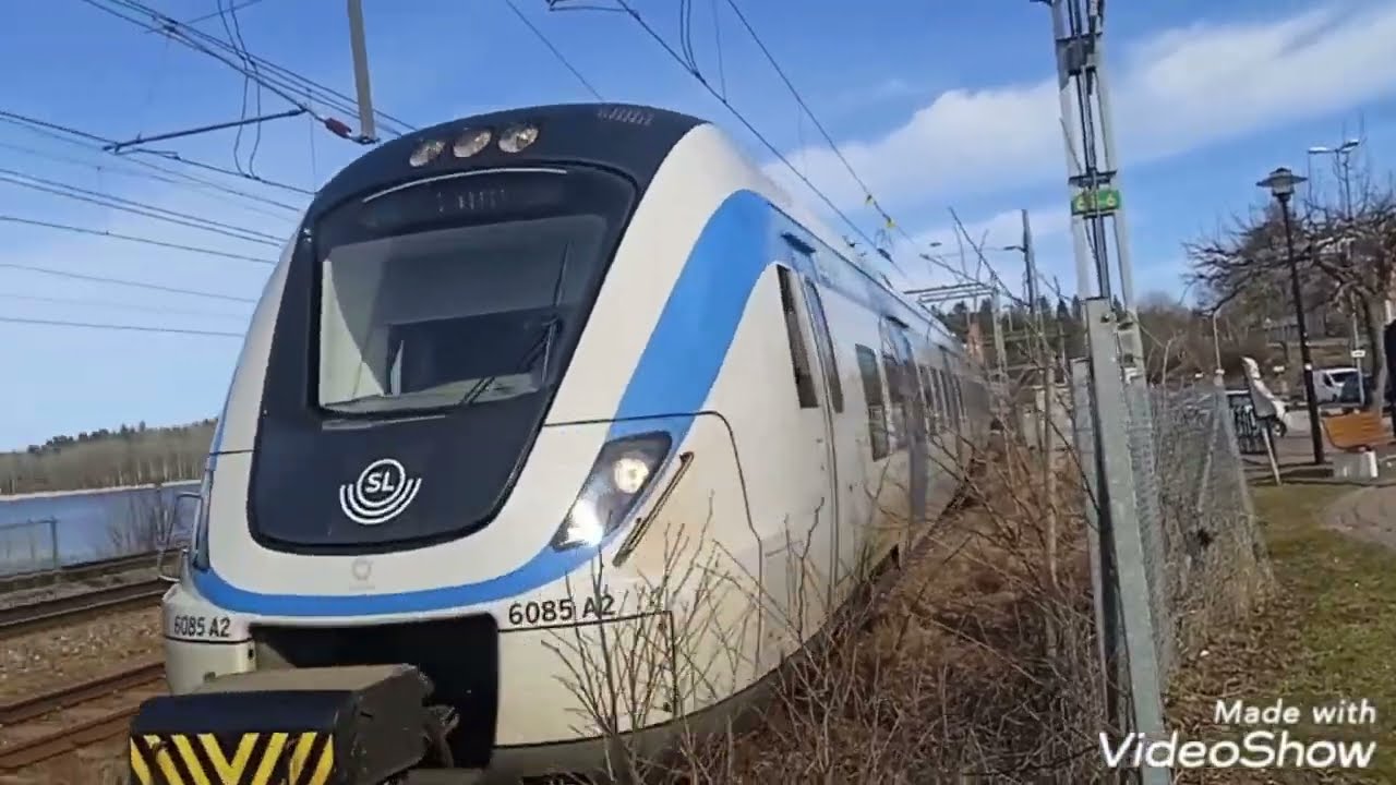 Tåg i Gnesta 2022 April