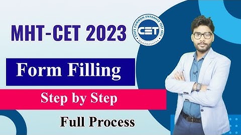 MHT-CET Application Form Filling Process 2023 | How To Fill MHT-CET Application Form 2023 #mhtcet