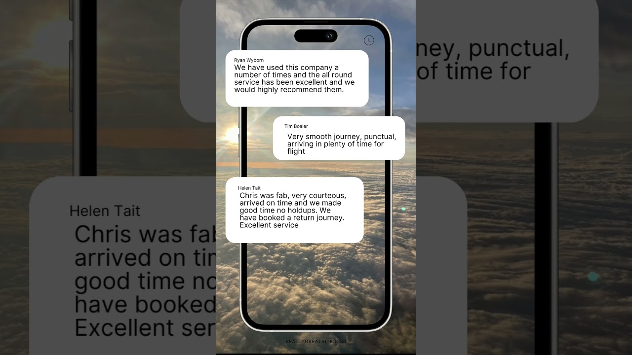 Airport Transfers Torbay Review Reel