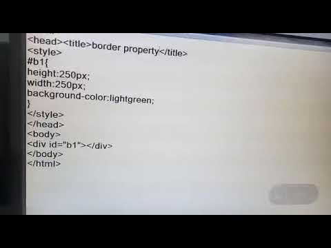 Border properties in CSS | How to apply border in html or css | CSS