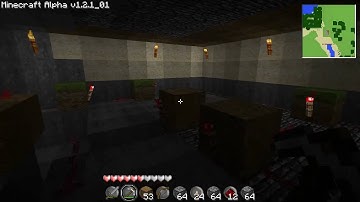 Minecraft double door with XOR gate
