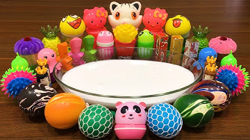 Mixing Random Things into FLUFFY Slime !!! Special Series #16 Slimesmoothie Satisfying Slime Video