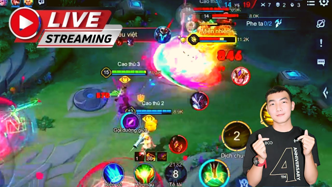 BBC komwong-Arena of Valor.-TOP 1 Elandor Live SteamLên lại thui bị sập #12