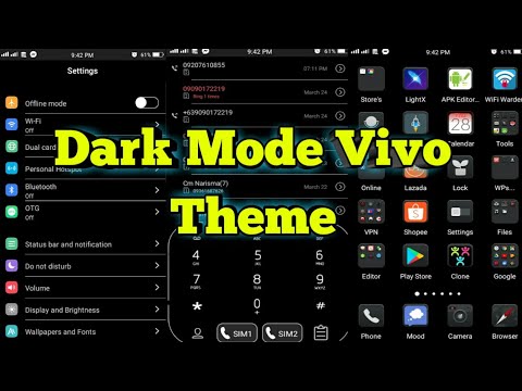 Dark Mode Theme For Vivo Phones Youtube