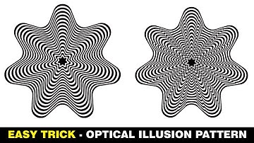 How to create optical illusion effect pattern in illustrator