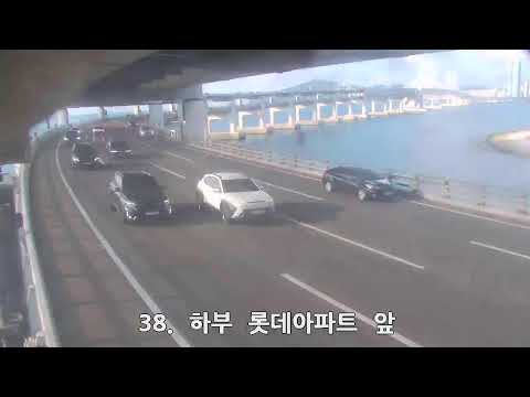 부산 광안대교 하부 실시간 교통정보 釜山 廣安大橋 Gwangandaegyo LIVE CAM ライブカメラ Busan Diamond Bridge