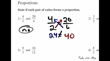 Solving Proportions Using Cross Multiplication - ONE MINUTE MATH TUTORING