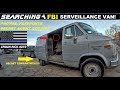 Searching a FBI Surveillance Van! Found Secret Agent Police Goodies!